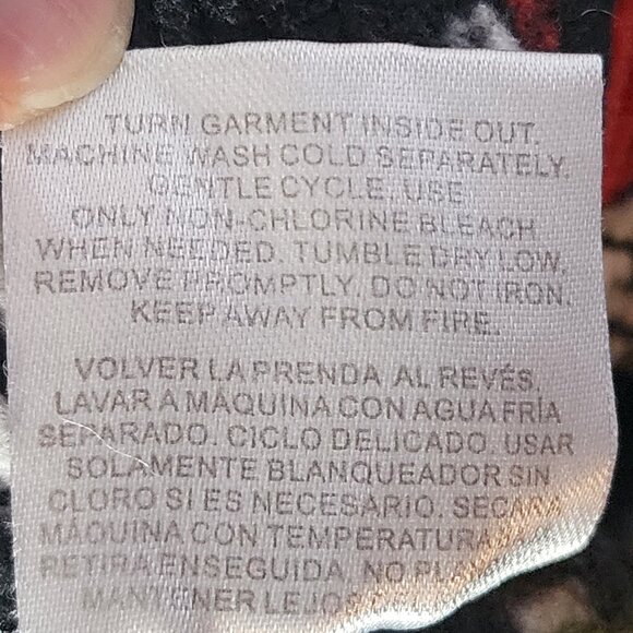 MJC Intl Dr. Seuss Black Green Red Grinch Naughty Poly Fleece Sleep Pants Size M - Picture 16 of 16